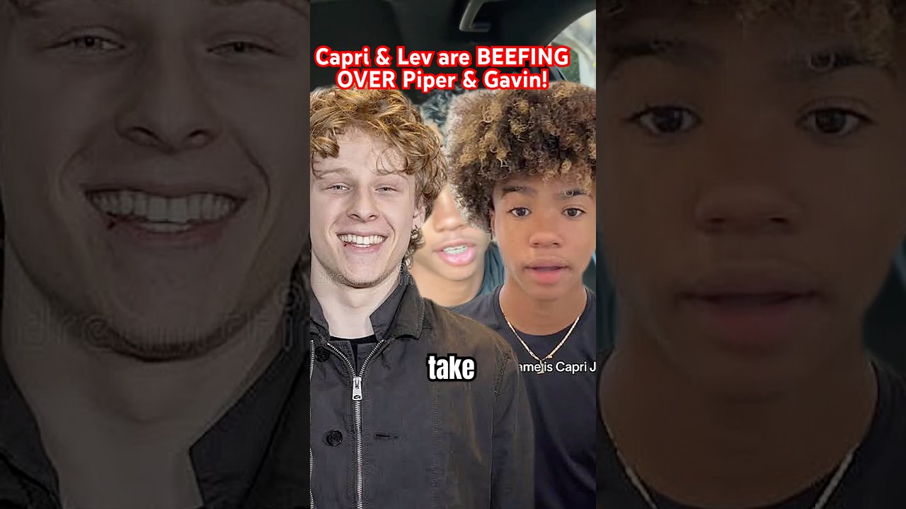Capri & Lev are BEEFING OVEE Piper & Gavin Magnus #shorts