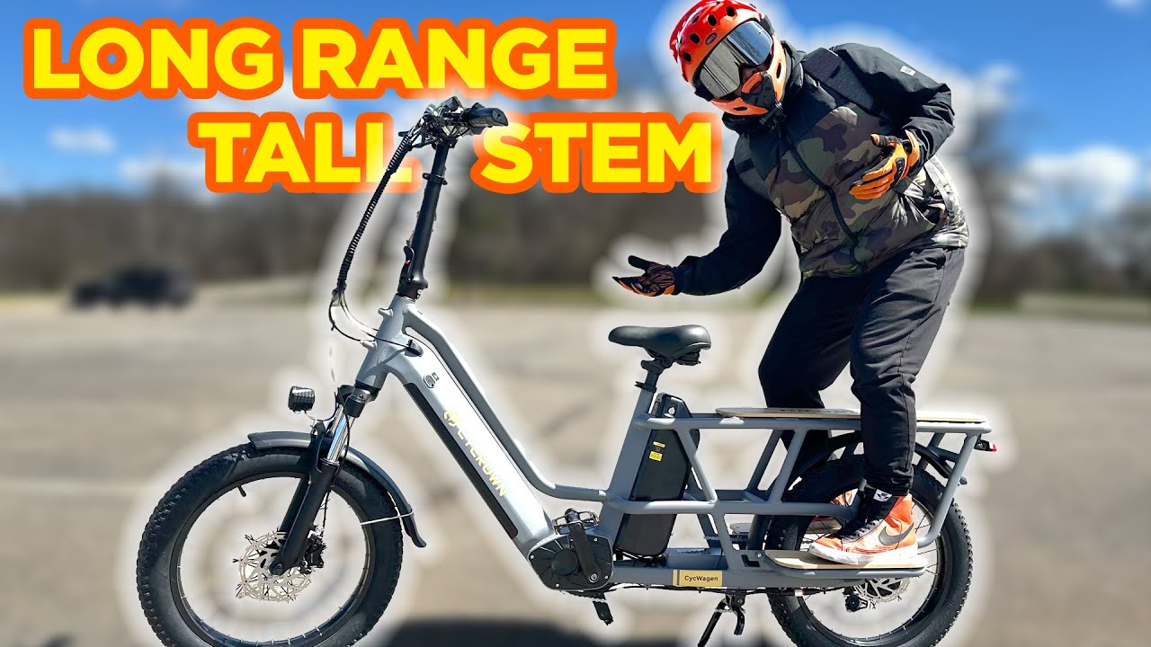 Стоит ли покупать электрический грузовой велосипед CycWagen? Честный обзор и тест-драйв!