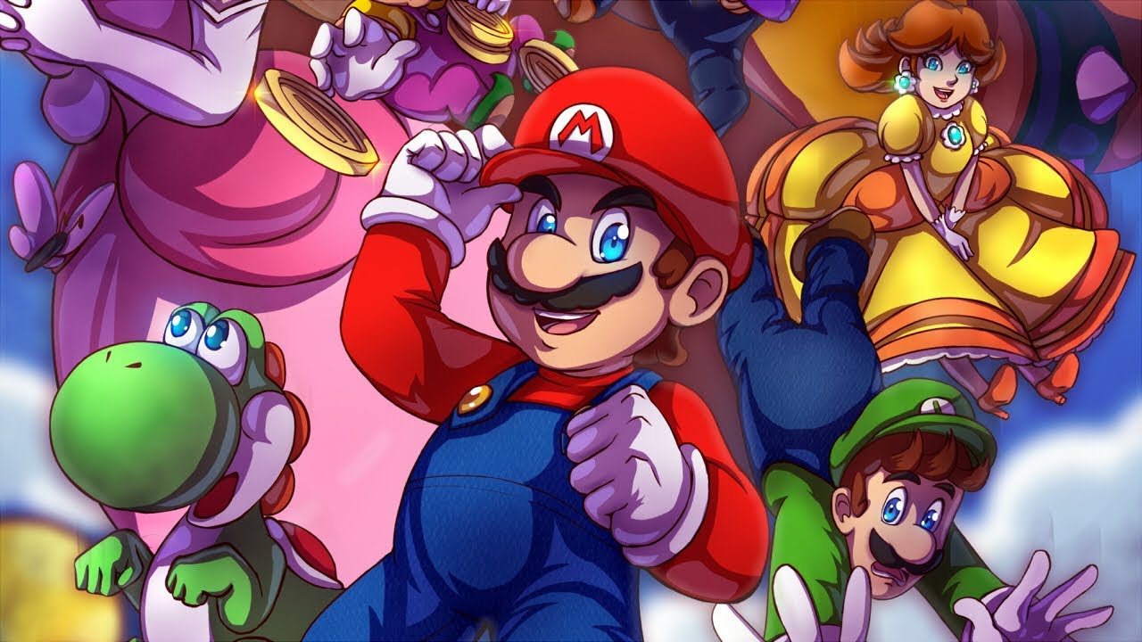 【Speedpaint #2】Super Mario Bros - Team adventure