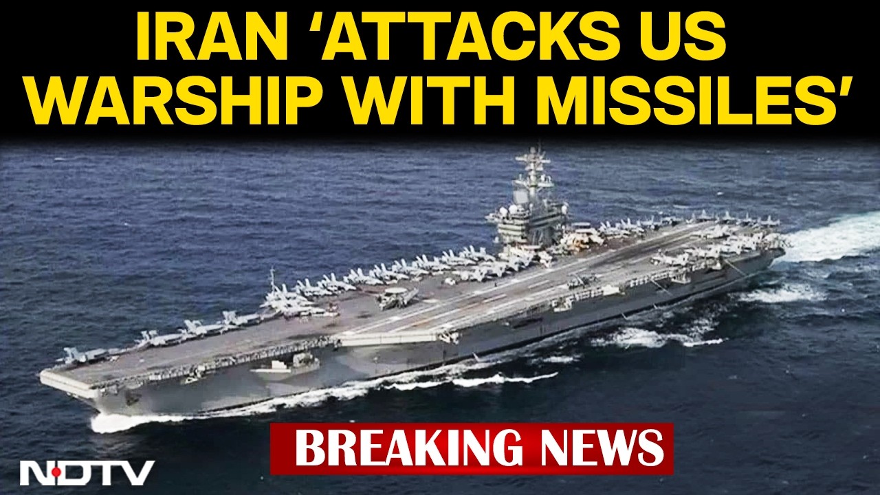 Iran Attacks US LIVE  | US Carrier Abraham Lincoln Struck By 4 Ballistic Missiles, Claims Iran