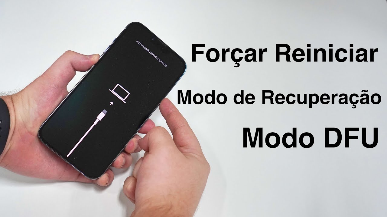 Como Forçar Reiniciar e ENTRAR & SAIR do Modo de Recuperação e DFU (iPhone 8 a 13)