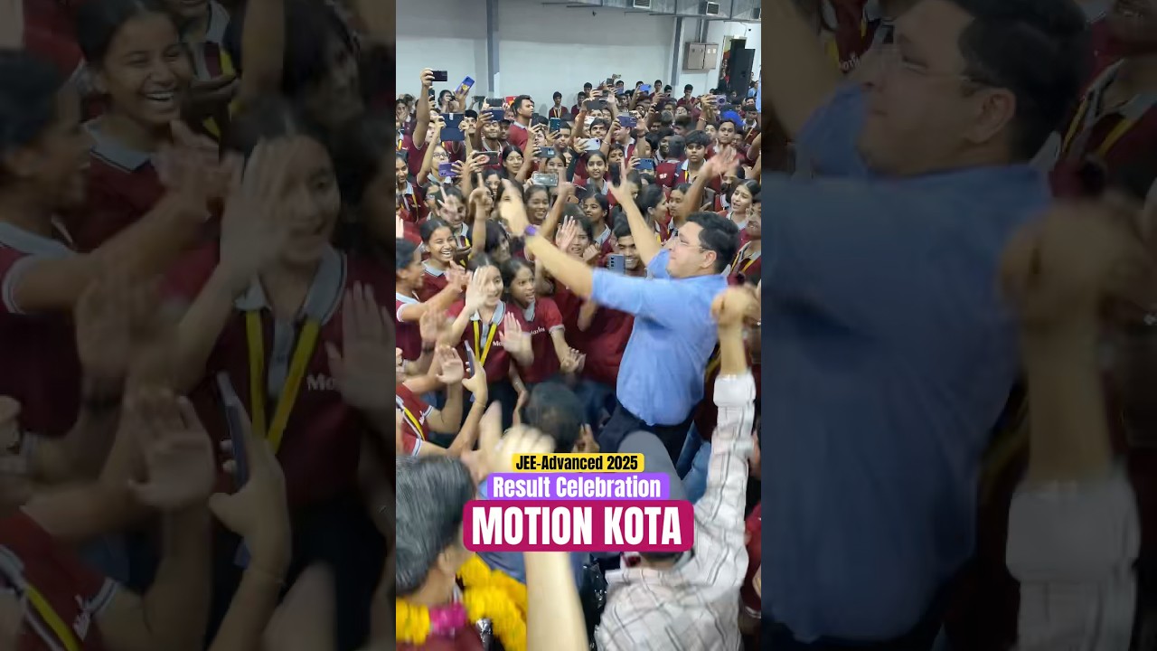 JEE Advanced 2025 Result Celebration in MOTION Kota 😍|