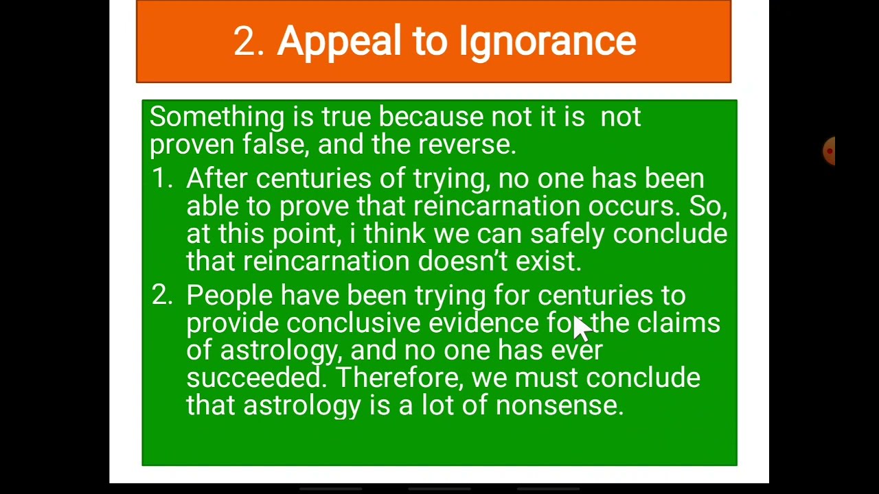 Logic and critical thinking Chapter 5 Fallacy part 2 Fallacy of weak induction by Afan  Oromo