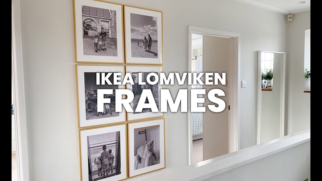 IKEA LOMVIKEN FRAMES GALLERY WALL