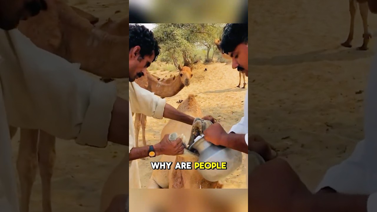 Why Are People Feeding Camels Huge Amounts Of Salt? #facts #animalfacts  #wildlife