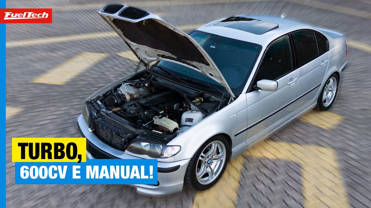 BMW 330 Turbo, swap para manual 6 marchas, FuelTech e mais de 600cv!
