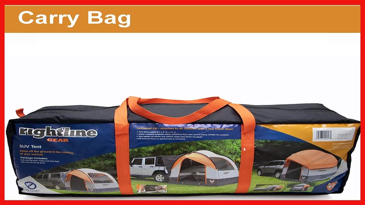 Rightline Gear SUV Tent, Sleeps Up to (6), Universal Fit