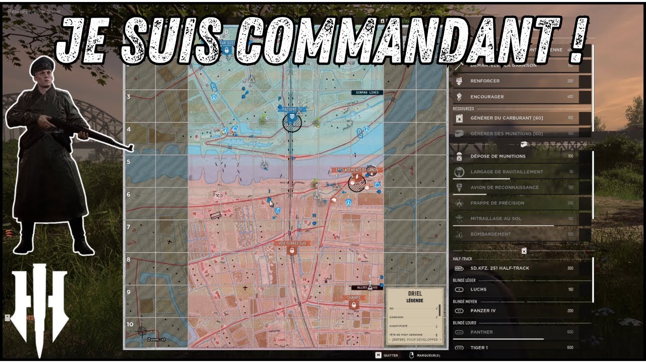 Je suis COMMANDANT !  | Hell Let Loose Pc Gameplay Fr | Partie I
