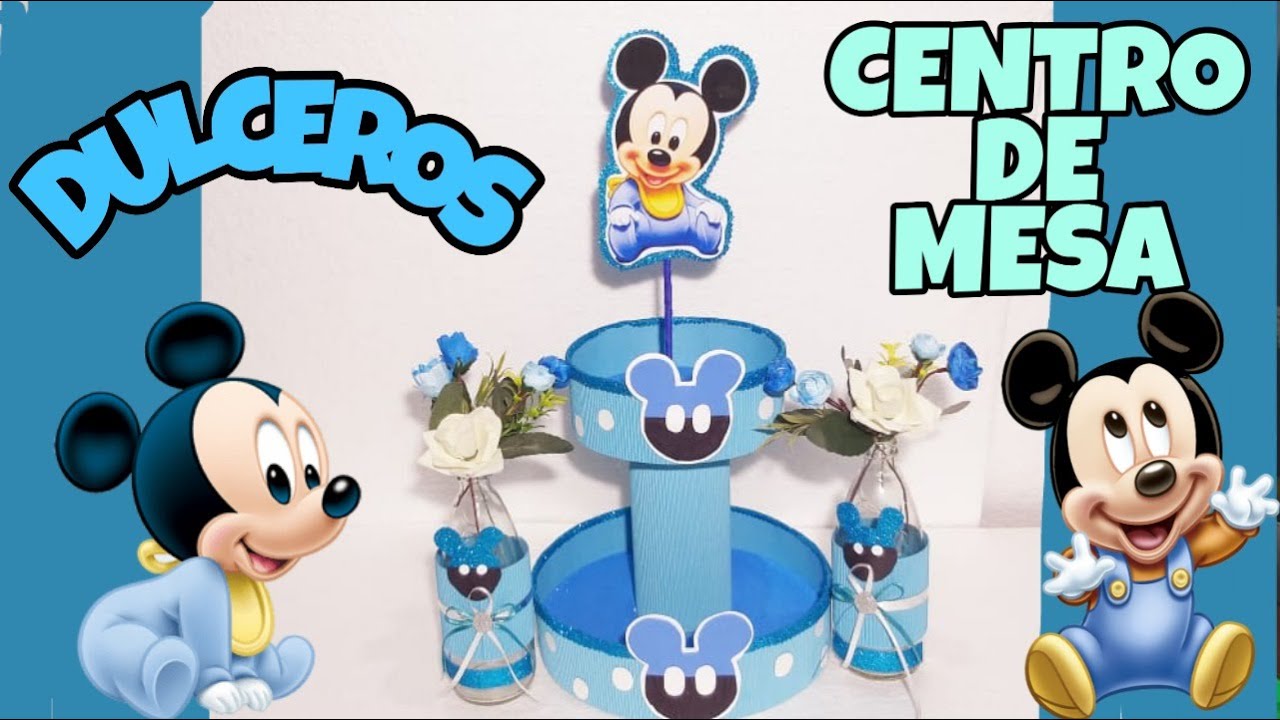 COMO HACER CARAMELERA  DE MICKEY BEBE  MUY FACIL /DULCERO MICKEY BEBE