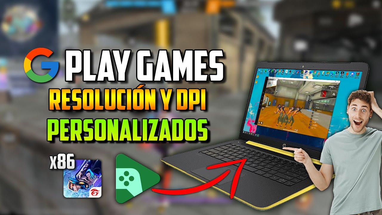 Google Play Games: CONFIGURACIÓN COMPLETA 144 FPS RESOLUCIÓN y DPI PERSONALIZADO 🤯