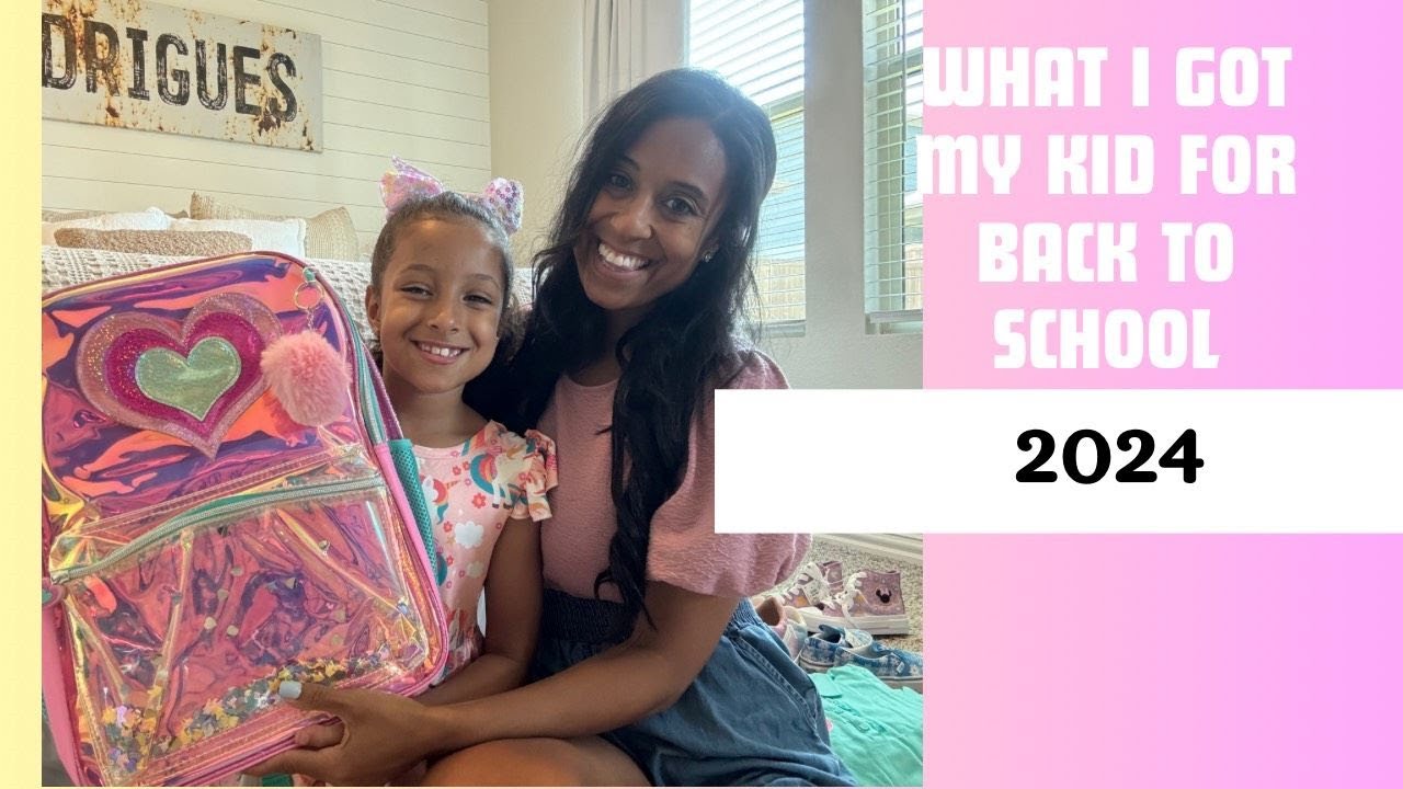 What I Got My Kid For Back to School 2024| Huge back to School Haul| Dream Rodrigues