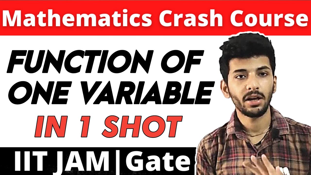 Functions of one variable in One shot | All concepts and Examples