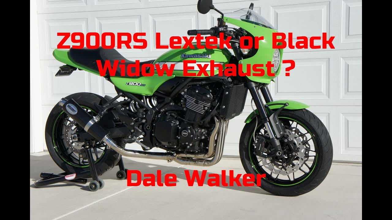 Kawasaki Z900RS Holeshot Tuning Crossroad, Lextek Vs Black Widow Exhaust Dale Walker