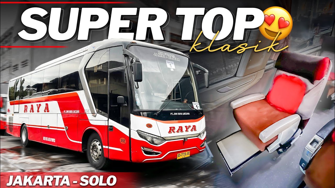 LEBIH NYAMAN DARI SLEEPER BUS😍 [ Raya Supertop, Jakarta - Solo  ]