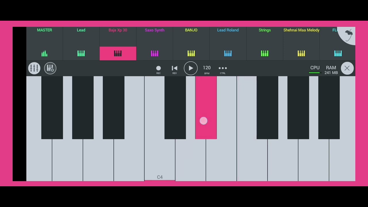 Lal manadra gute alagadisuchha piano tutorial 💘