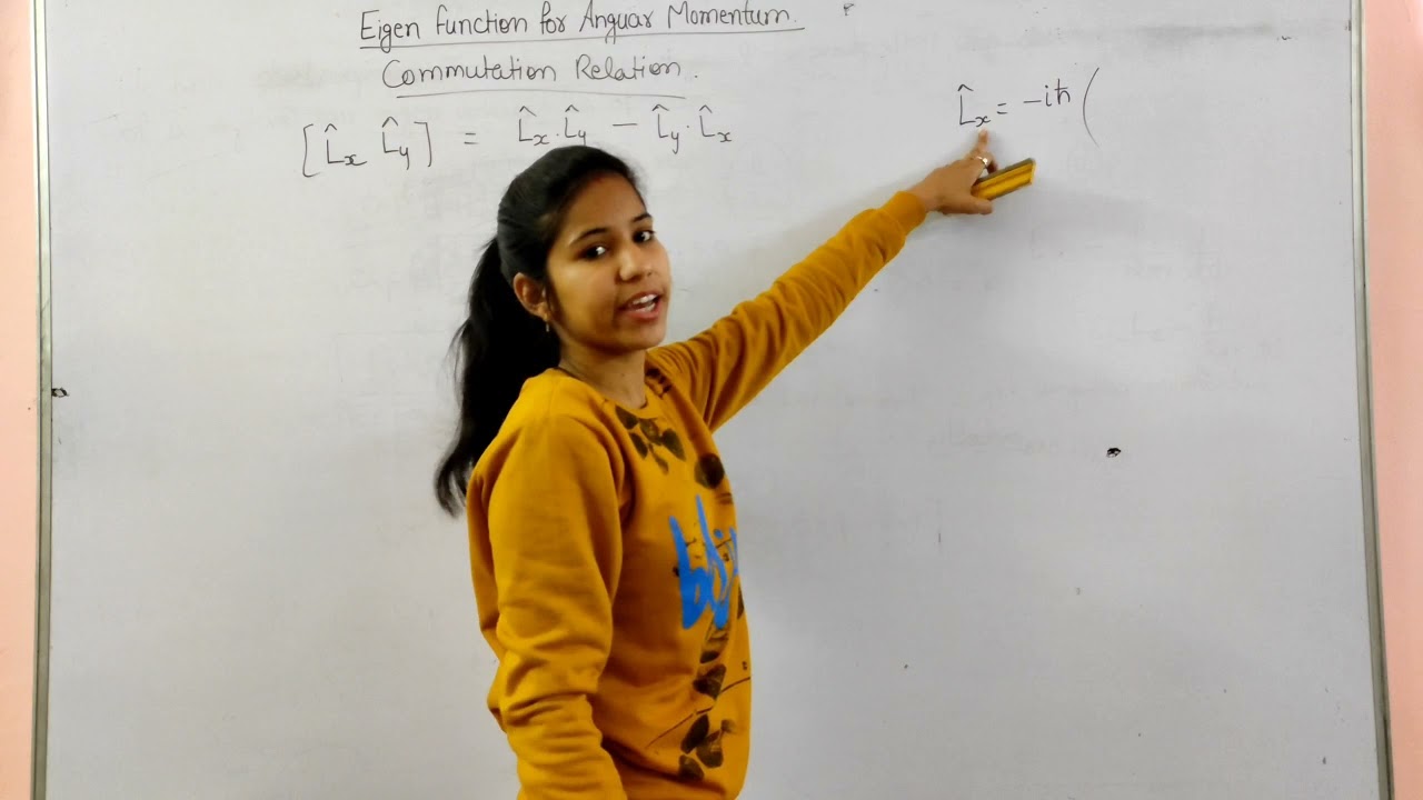 Eigen function for angular momentum | commutation operator | physical chemistry | NET |
