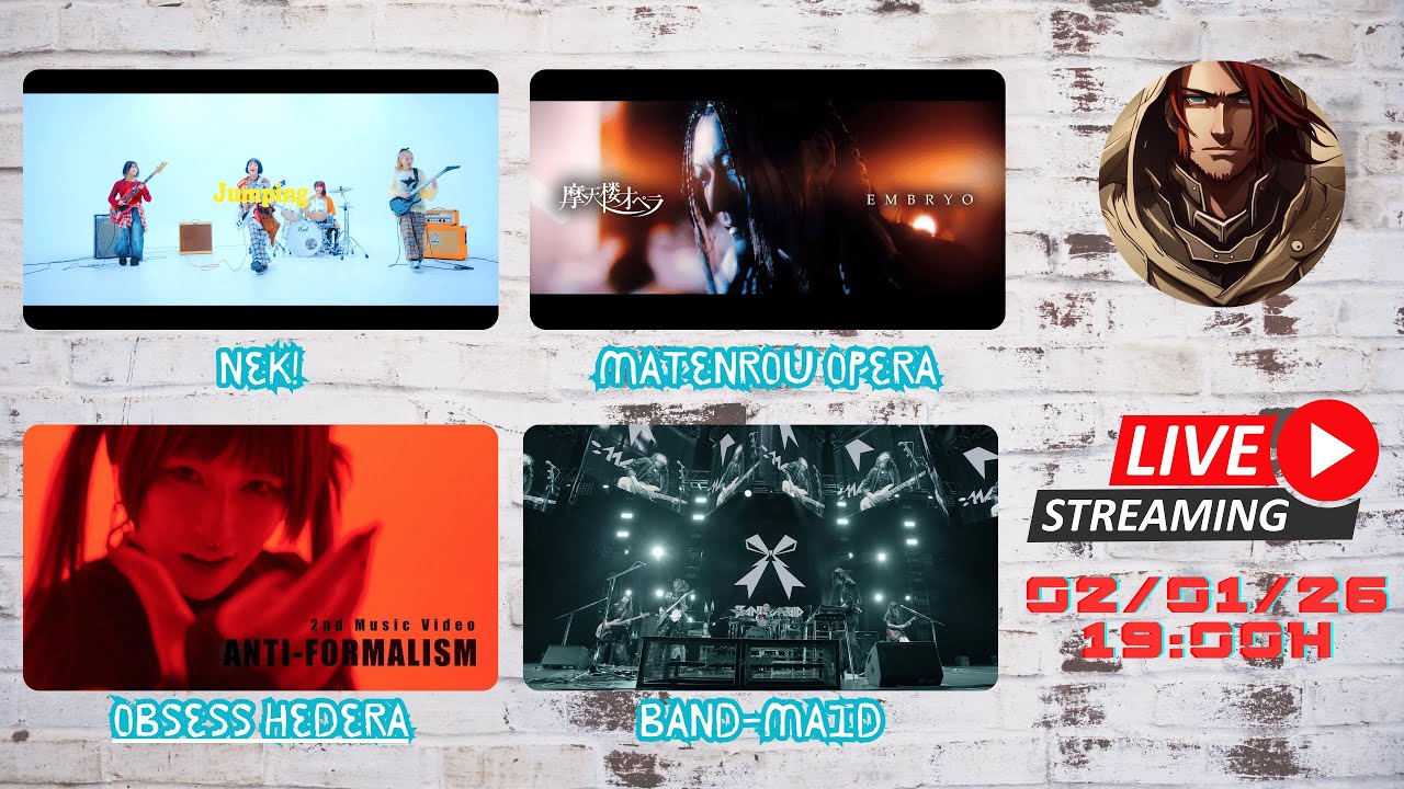 NEK! -  Matenrou Opera  -  OBSESS HEDERA - band-maid e Mais....