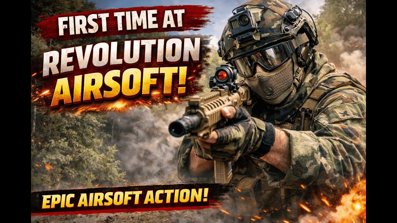 Первая игра на Revolution Airsoft | Игровой процесс в страйкболе