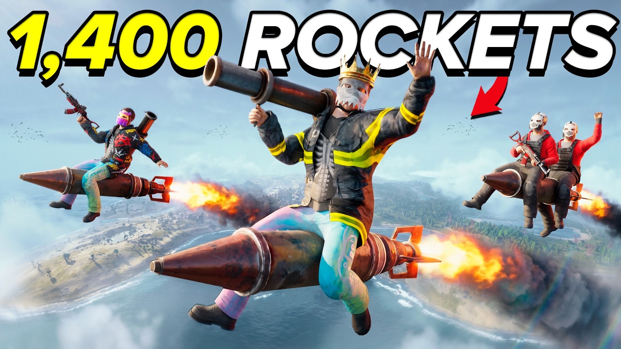 Как квад с 45 000 часами выпускает 1400 ракет за 4 дня... (Rust Movie)