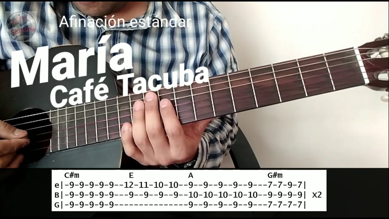 María Cafe Tacuba cover (como tocar) acordes y letra