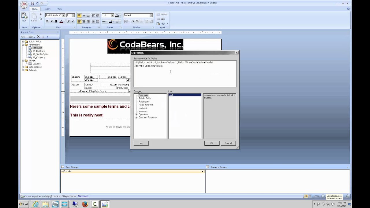How to Modify a Basic SSRS Report - Presented 7/23/14