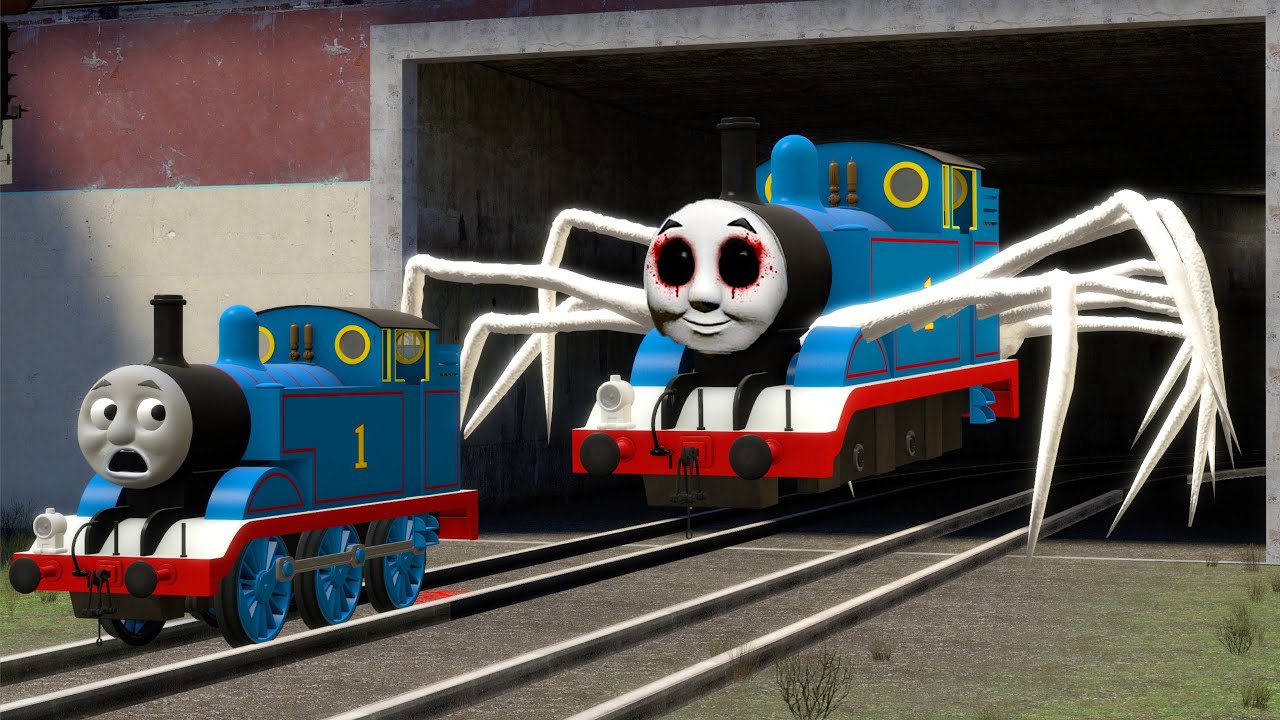 Building a Thomas Train Chased By Thomas and Secret,Cursed Thomas and Friends in Garry's Mod