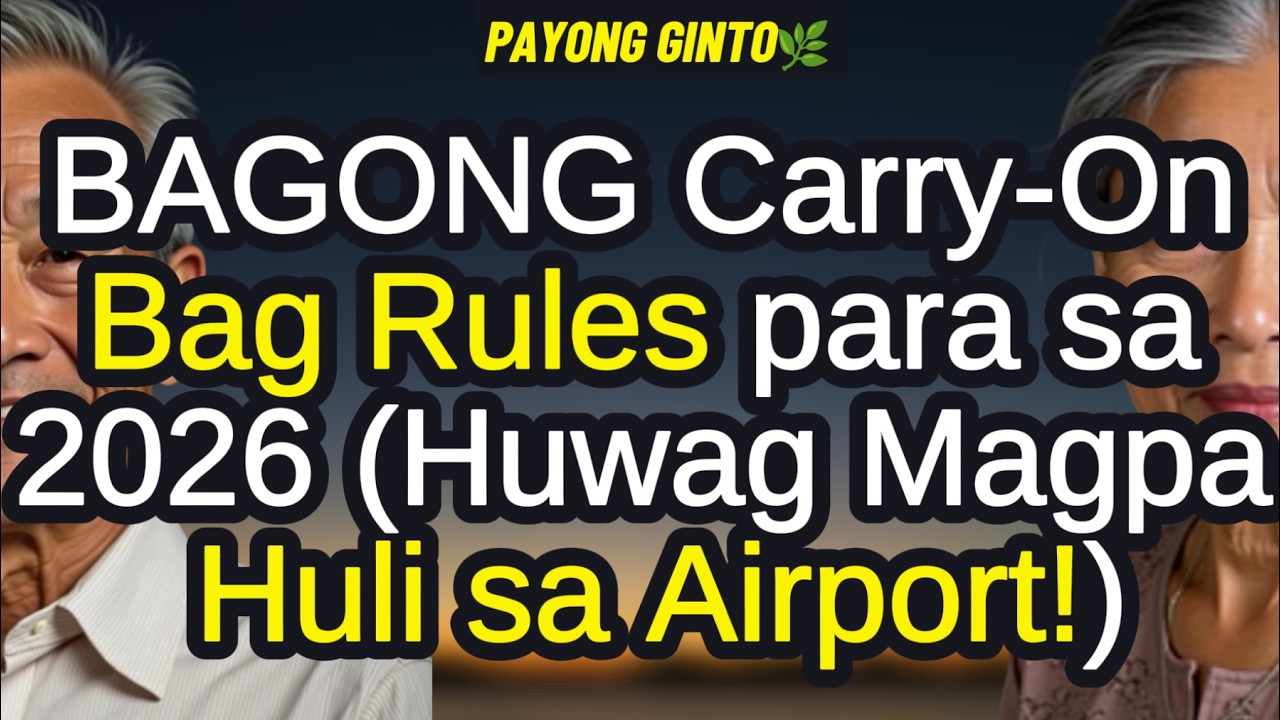 ❗Carry-On Rules 2026: Mga Bagay na Hindi Mo Na Puwedeng Dalhin—Iwas Penalty at Abala sa Airport!