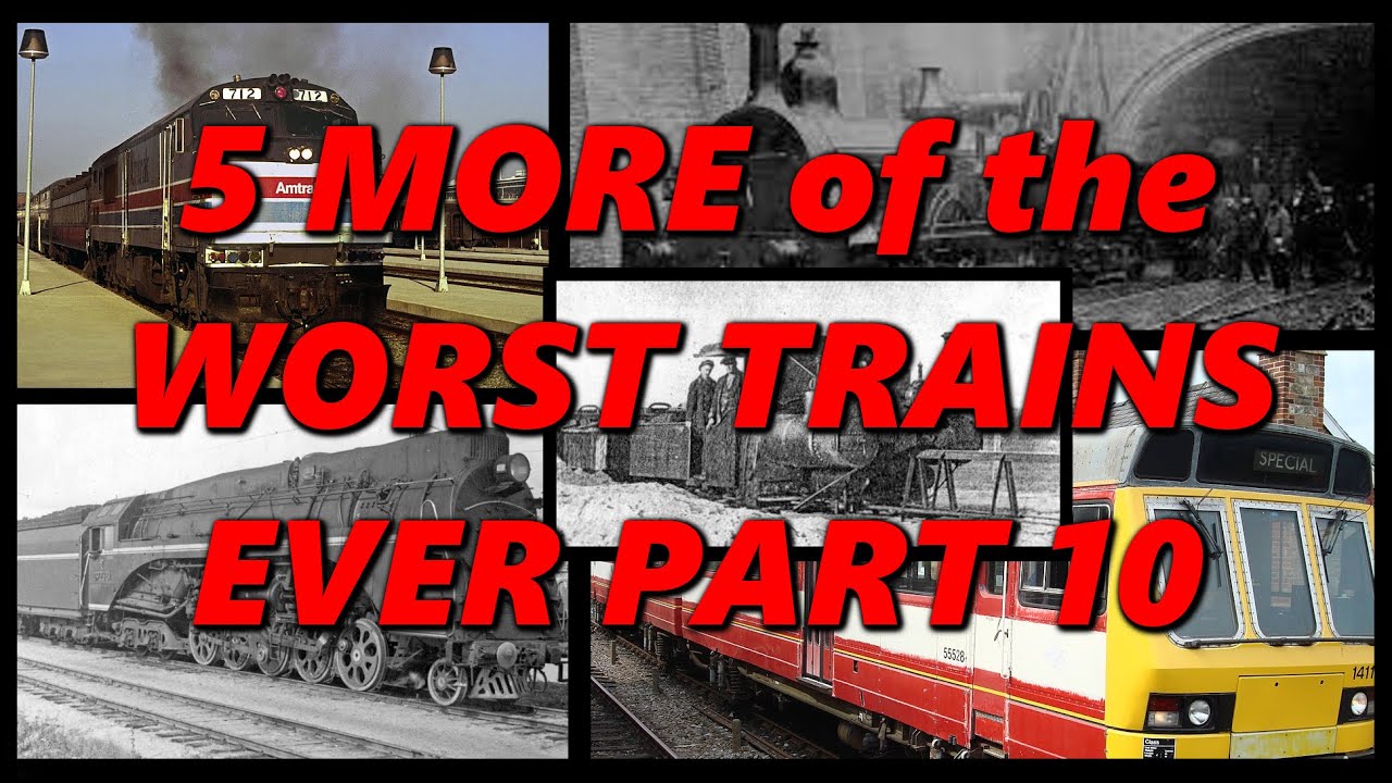 ЕЩЕ 5 ХУДШИХ ПОЕЗДОВ ВСЕХ ВРЕМЕН ЧАСТЬ 10 ​​🚂 История в темноте 🚂