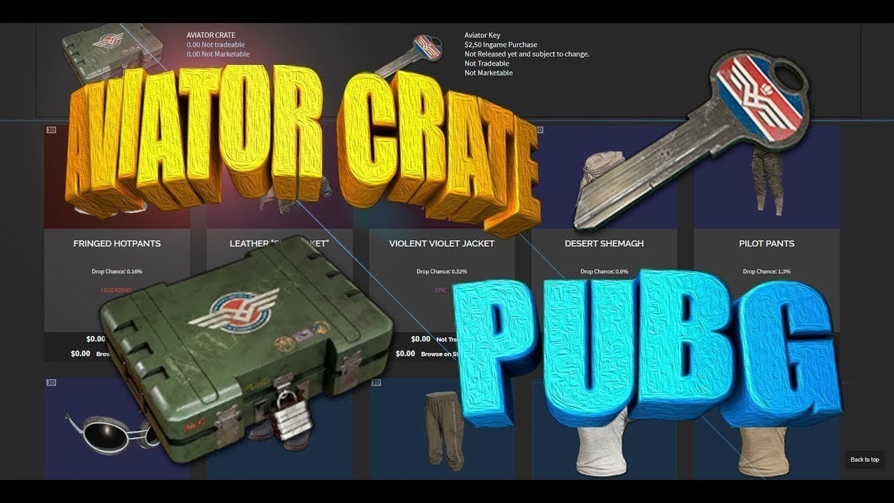 🔥 НОВЫЙ КЕЙС, КЛЮЧ и ПАРАШЮТ PUBG! AVIATOR CRATE,  AVIATOR KEY  и BENGAL TIGER PARACHUTE 17 МАЯ!  🔥