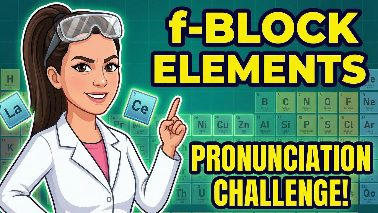 The Challenge of Pronouncing f-Block Element Names