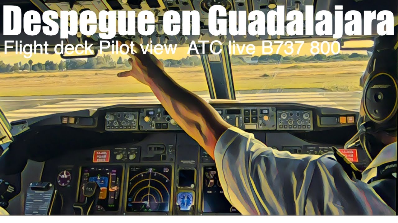 DESPEGUE de Boeing 737 en aeropuerto de gran ALTITUD y OROGRAFÍA , Guadalajara, México