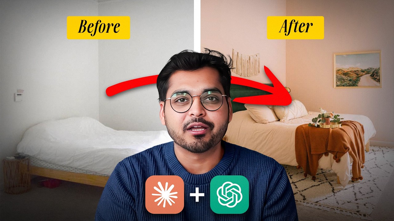 How to Design Your Room with AI (ChatGPT+Claude Workflow) | on a budget