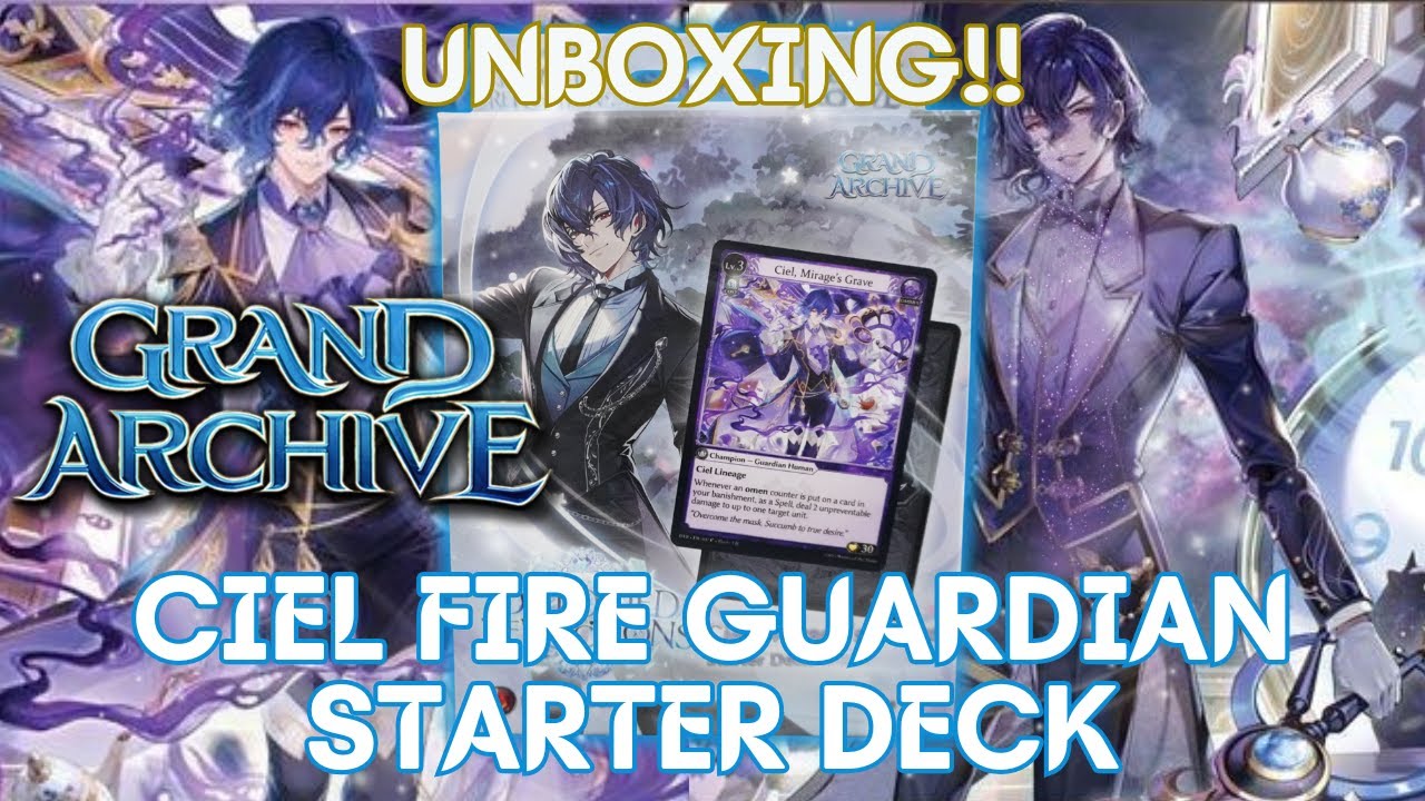 Grand Archive TCG Ciel Mirage's Grave Starter Deck Opening | Distorted Reflections | Card Game