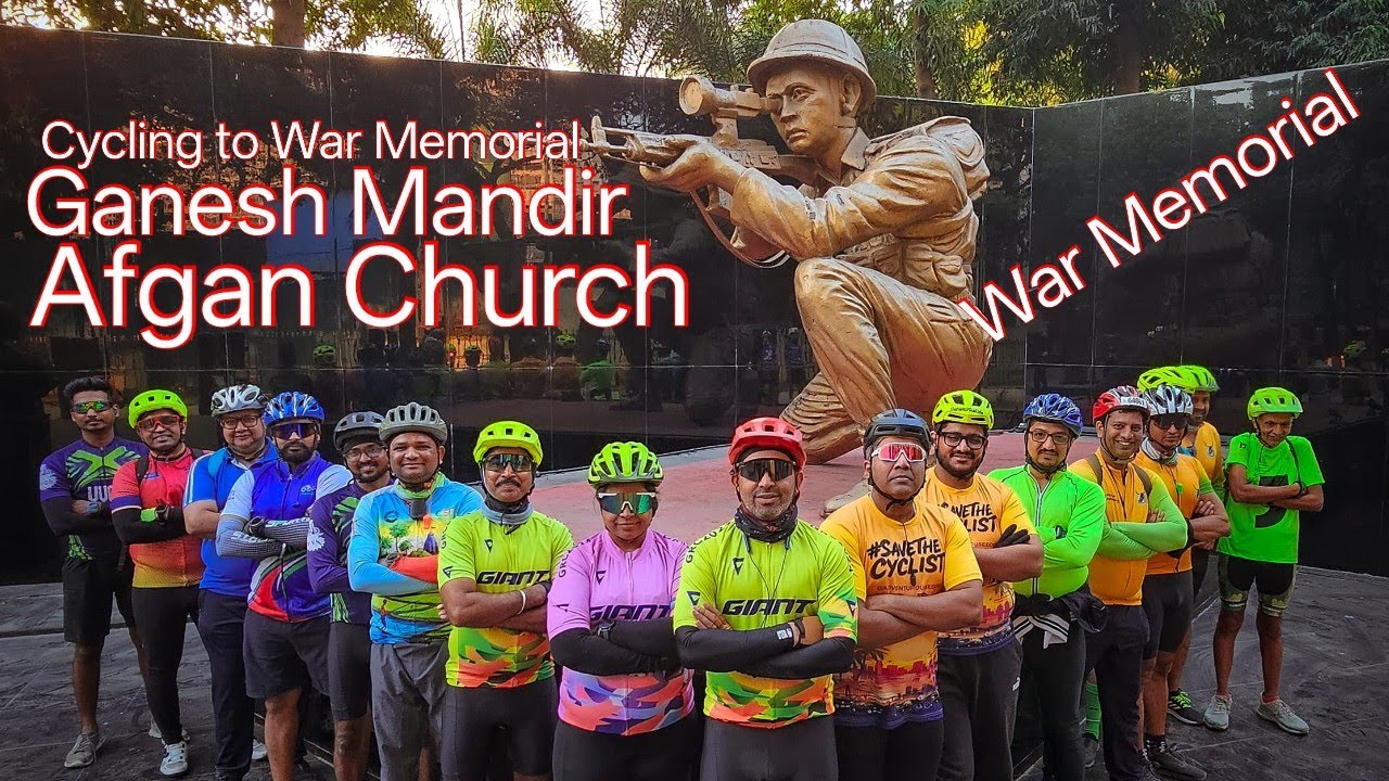 Cycling to Afghan Church,Ganesh Temple&War Memorial organised by Giant Riders Club #cycling  #cycle