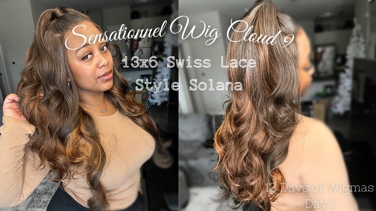 12 DAYS OF WIGMAS| DAY 1| SENSATIONNEL WIG CLOUD9| 13X6 SWISS LACE| WIG INSTALL