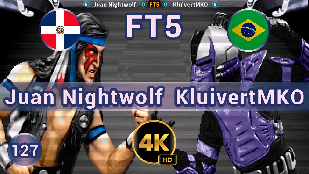 UMK3 - 🇩🇴 Juan Nightwolf vs KluivertMKO 🇧🇷 FT5 / 4K 60FPS #umk3 #ultimatemortalkombat3 #t99hex #t99h