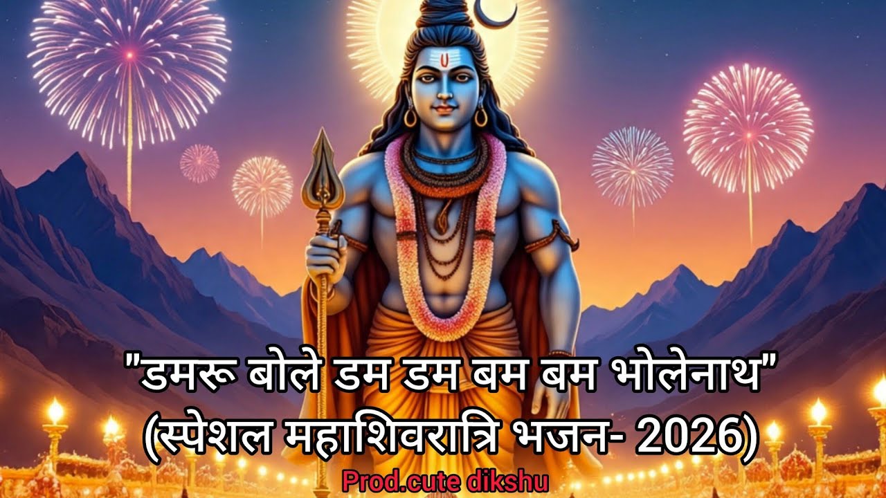 🔱Damru Bole Dum Dum Bam Bam Bholenath🔱 (Special Mahashivratri Bhajan 2026)Powerful Shiv Bhakti Song