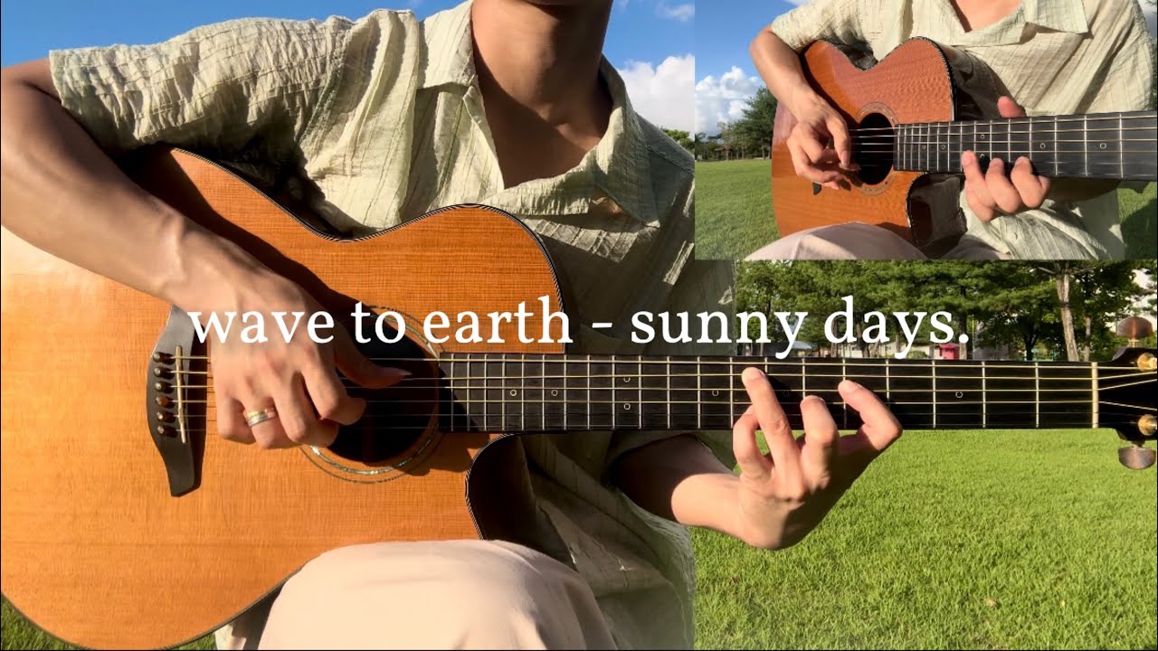 wave to earth(웨이브 투 어스) - sunny days. - Fingerstyle Guitar- Arranged By Bin(paint it acoustic)