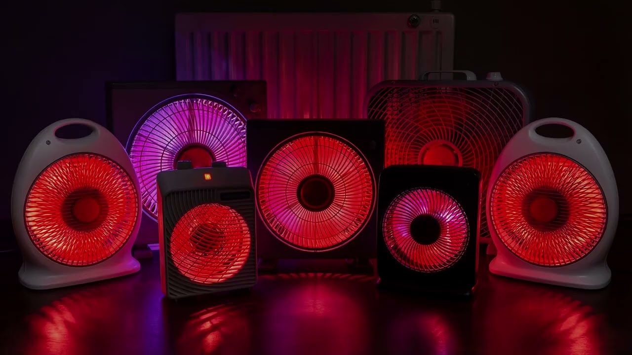 7 Cozy Fan Heater Sounds for Peaceful Sleep Tonight | Stress Relief, Focus & 528 Hz Healing