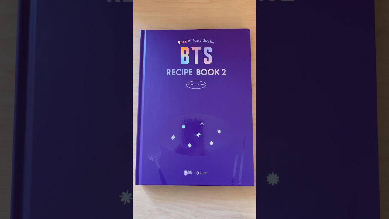 BTS RECIPE BOOK 2 #BTS #recipebook #foodie #shorts
