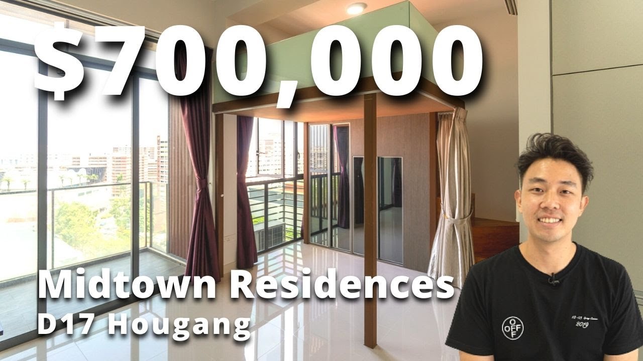 Квартира в кондоминиуме Midtown Residences ($700K), D17 Hougang, без ограничений по доступу, с 1 ...