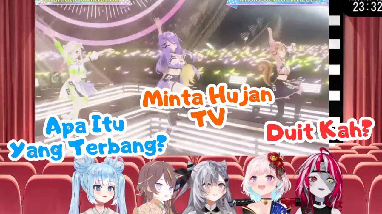 Liat Tarot card beterbangan ketika Area15 tampil, Zeta pengen minta hujan TV [Hololive ID Clip]