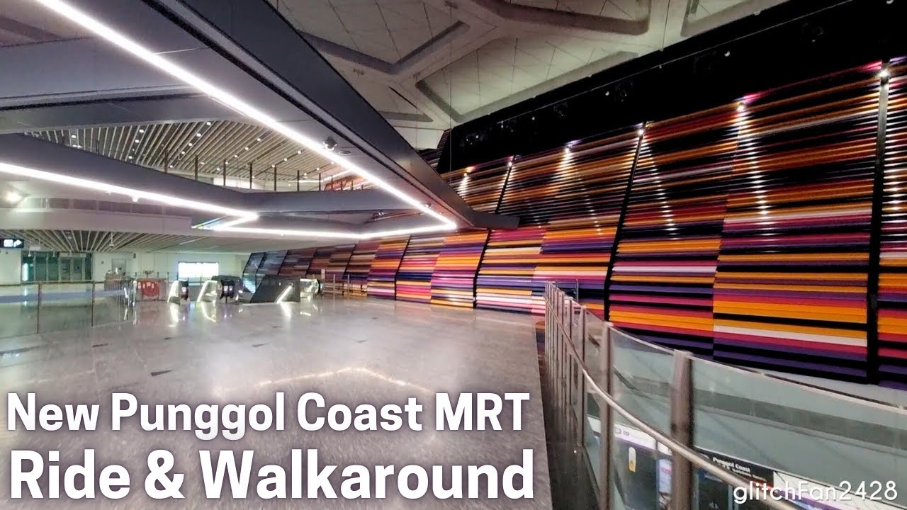Ride to New Punggol Coast MRT Station and Walkaround Tour