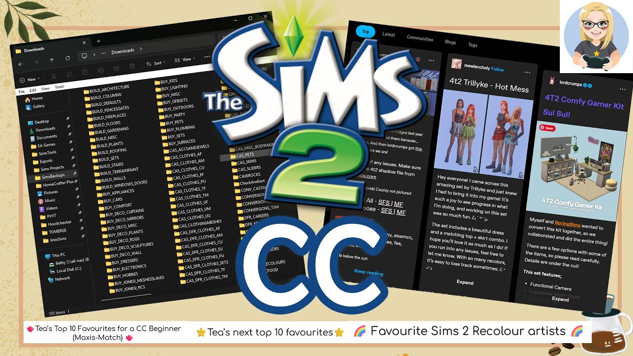 TOP Sims 2 CC recommendations for starting a Downloads folder!