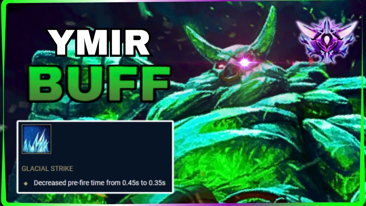 YMIR GOT A BUFF! HUGE .1 SEC DIFF - SMITE - CONQUEST GAMEPLAY