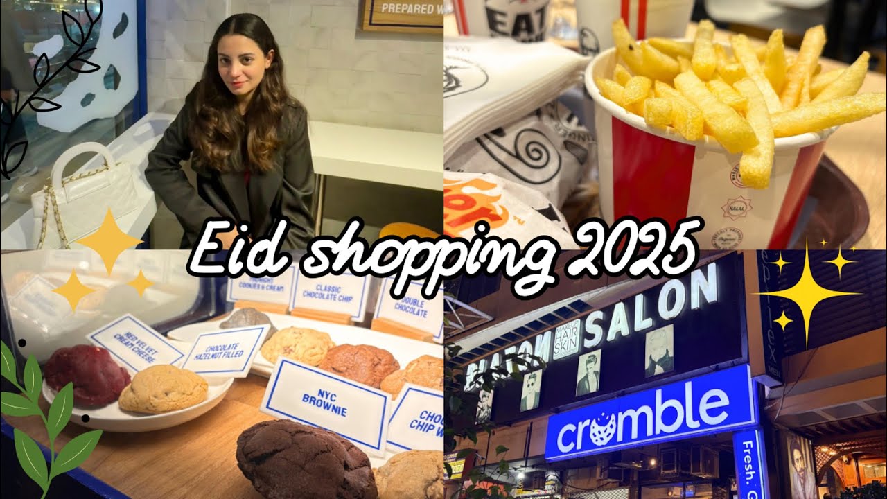 EID SHOPPING 2025 AND DINNER WITH SIBLINGS | SHOPPING VLOG | TRIED CRUMBLE