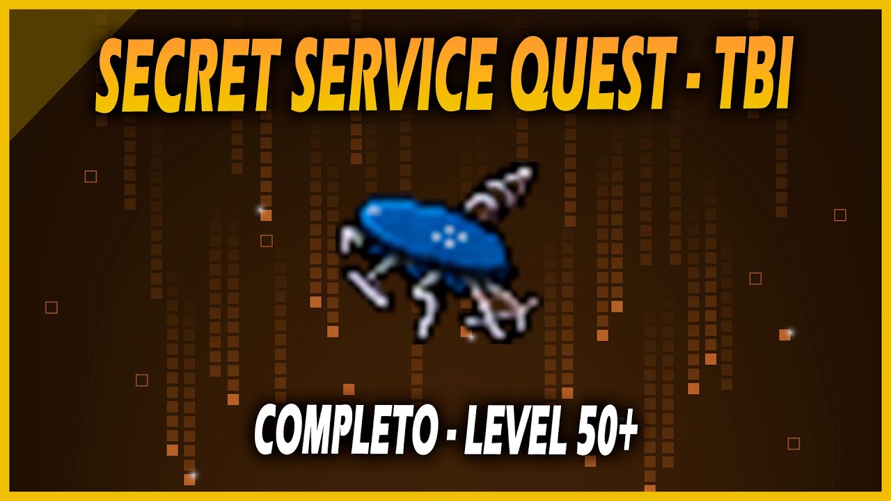 [TIBIA] - SECRET SERVICE QUEST TBI (COMPLETA) | WHACKING DRILLER OF FATE (CANIVETE AZUL)