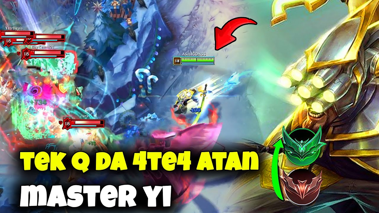 YASAKLI BUİLD MASTER Yİ (RAKİPTE RAMMUS VAR) | LEAGUE OF LEGENDS