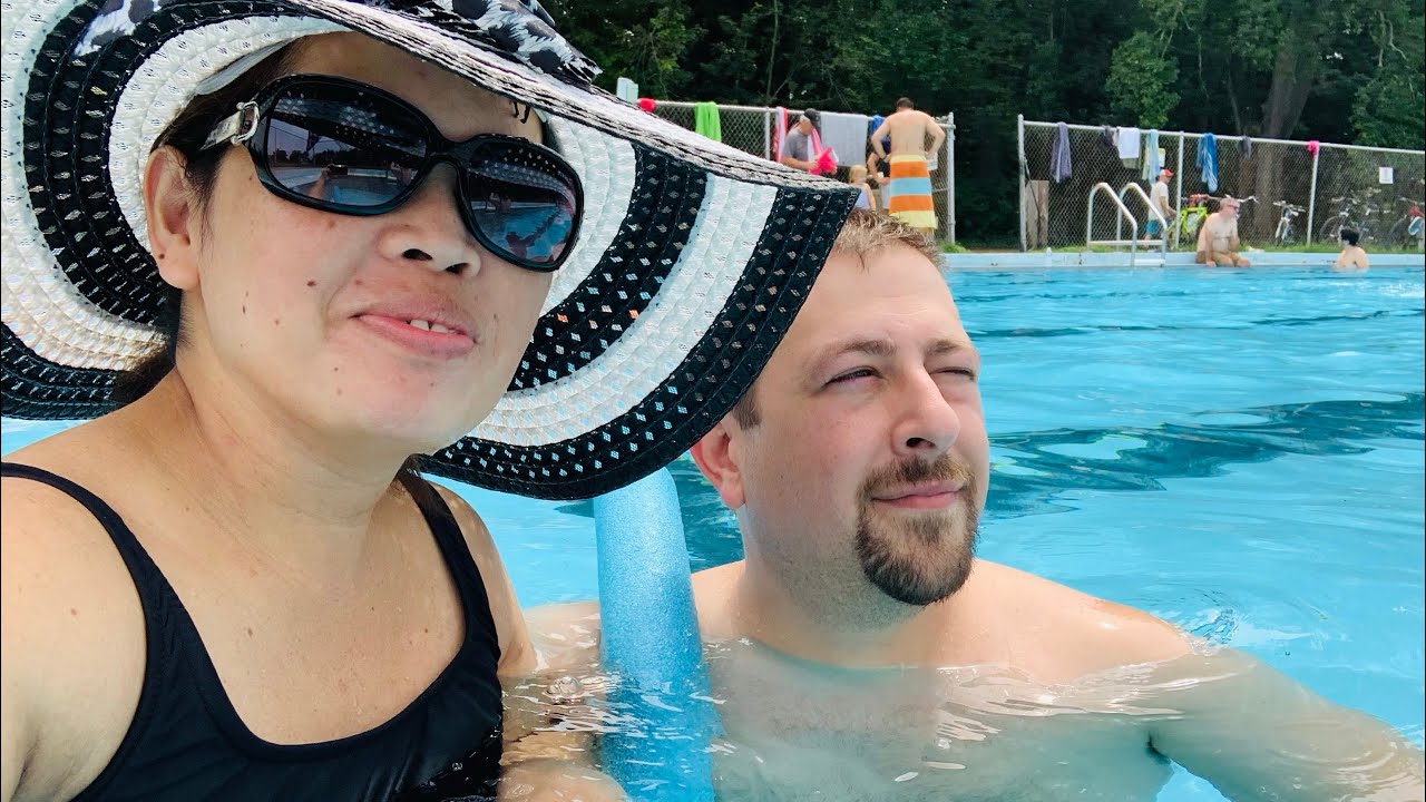 HARRIET FIRST SWIMMING|| YMCA CAMP FITCH POOL|| EAST SPRINGFIELD PA