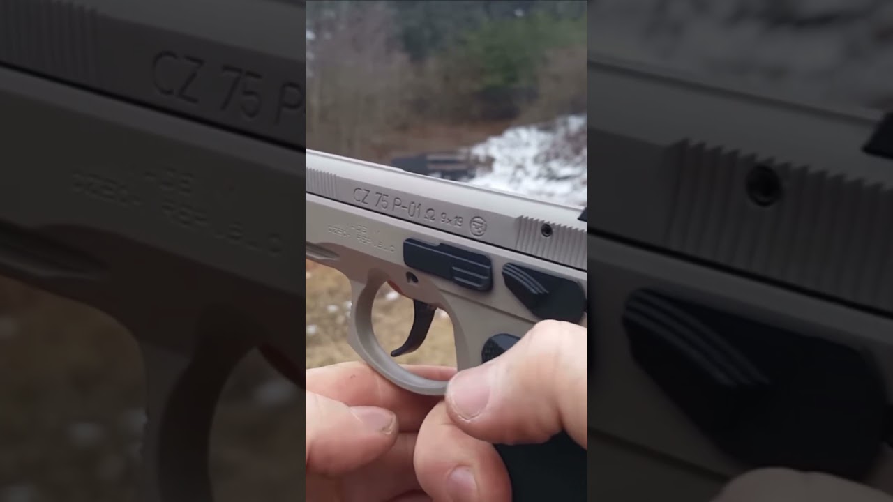 CZ P01 Tactical Pistol Gun ❤️🔫🔥